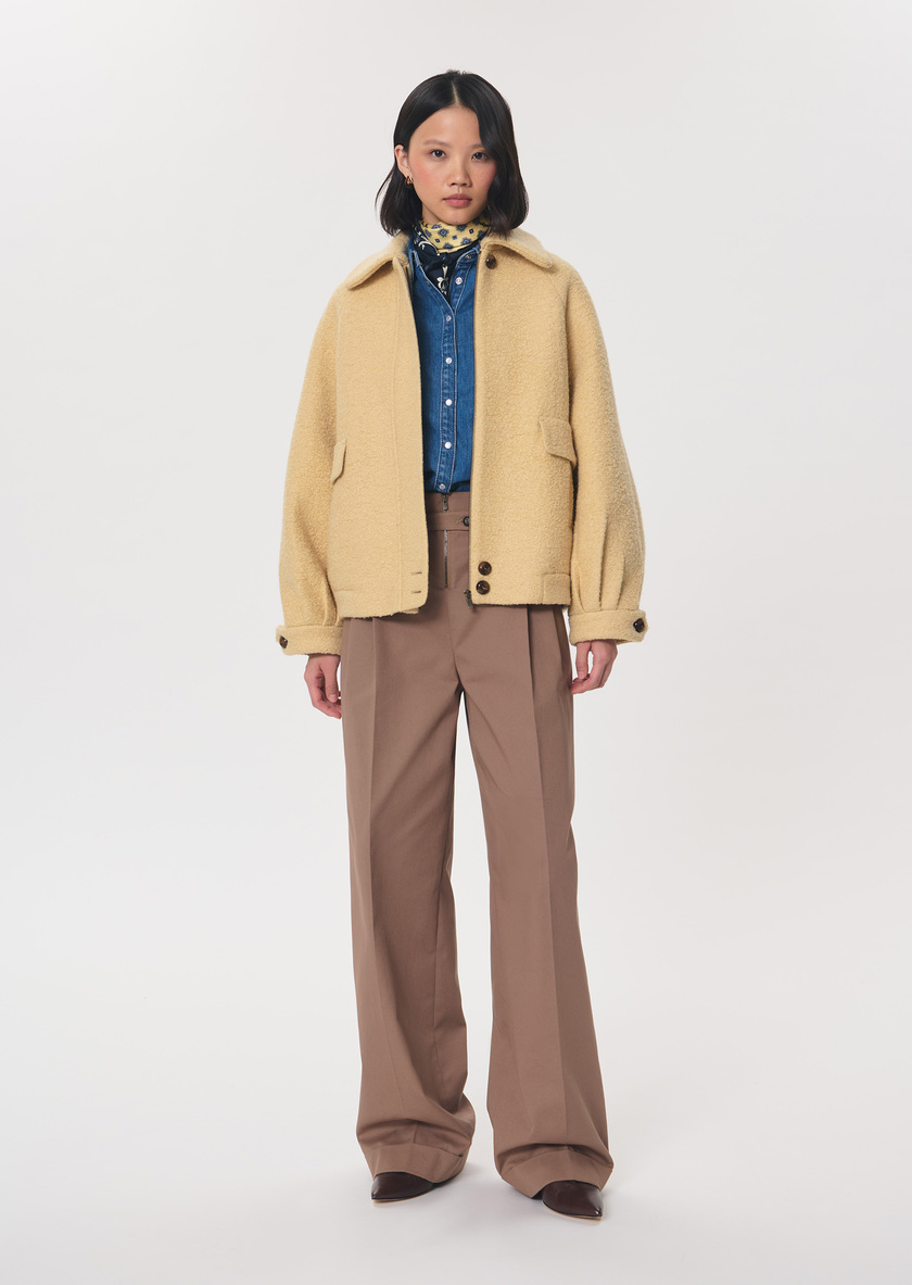 Billie Jacket vanilla with patch pockets Vanilla TARA JARMON CH