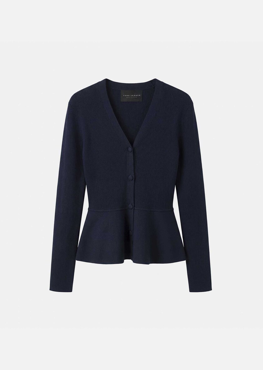 Gisela vest midnight blue fitted Night TARA JARMON CH