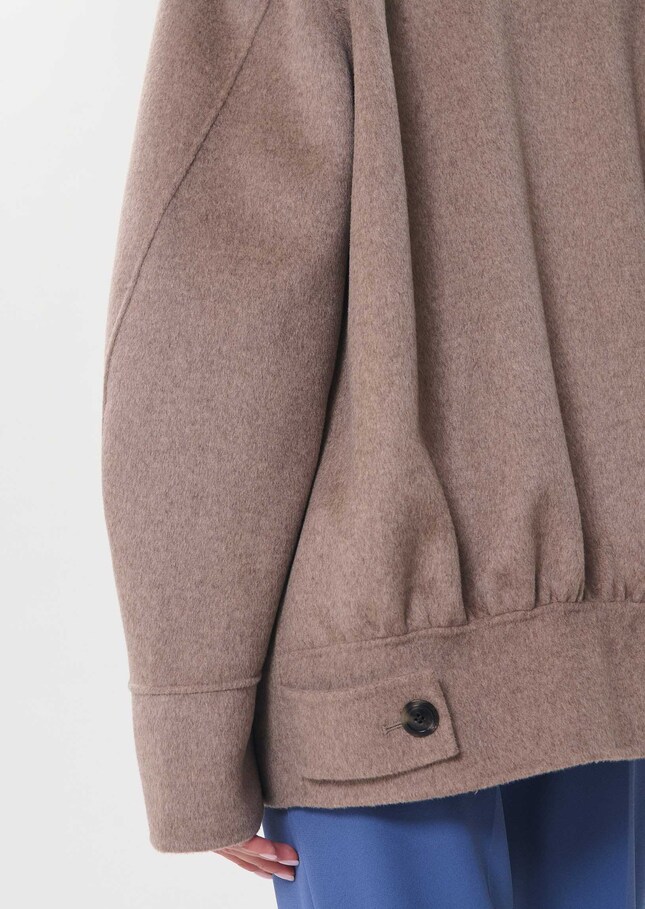 Marlo Coat Hazelnut double-breasted with a tailored collar Nut brown TARA JARMON CH