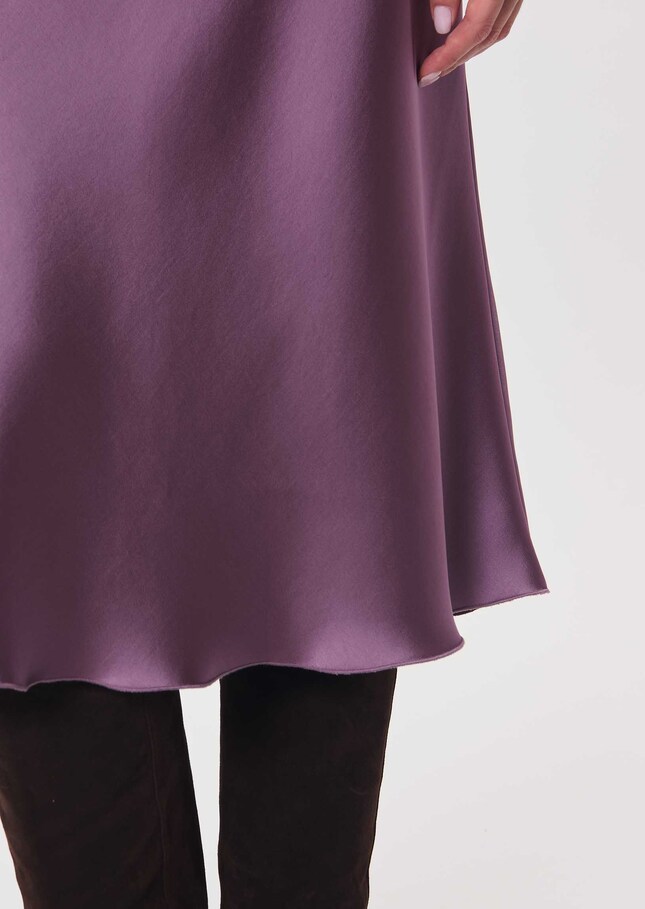 Julia Skirt long, flowing purple Pourpre TARA JARMON CH