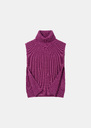 Angèle's Breastplate ripe roll-neck knit Mûre TARA JARMON CH