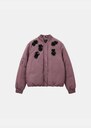 Bérénice jacket embroidered purple Pourpre TARA JARMON CH
