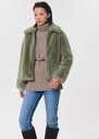 Beth Jacket faux fur Céladon TARA JARMON CH