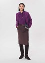 Giuliana vest lilac with patch pockets Mûre TARA JARMON CH