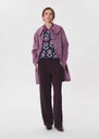 Marie's Coat purple with patch pockets Pourpre TARA JARMON CH