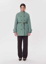 Maurice Coat celadon green Céladon TARA JARMON CH