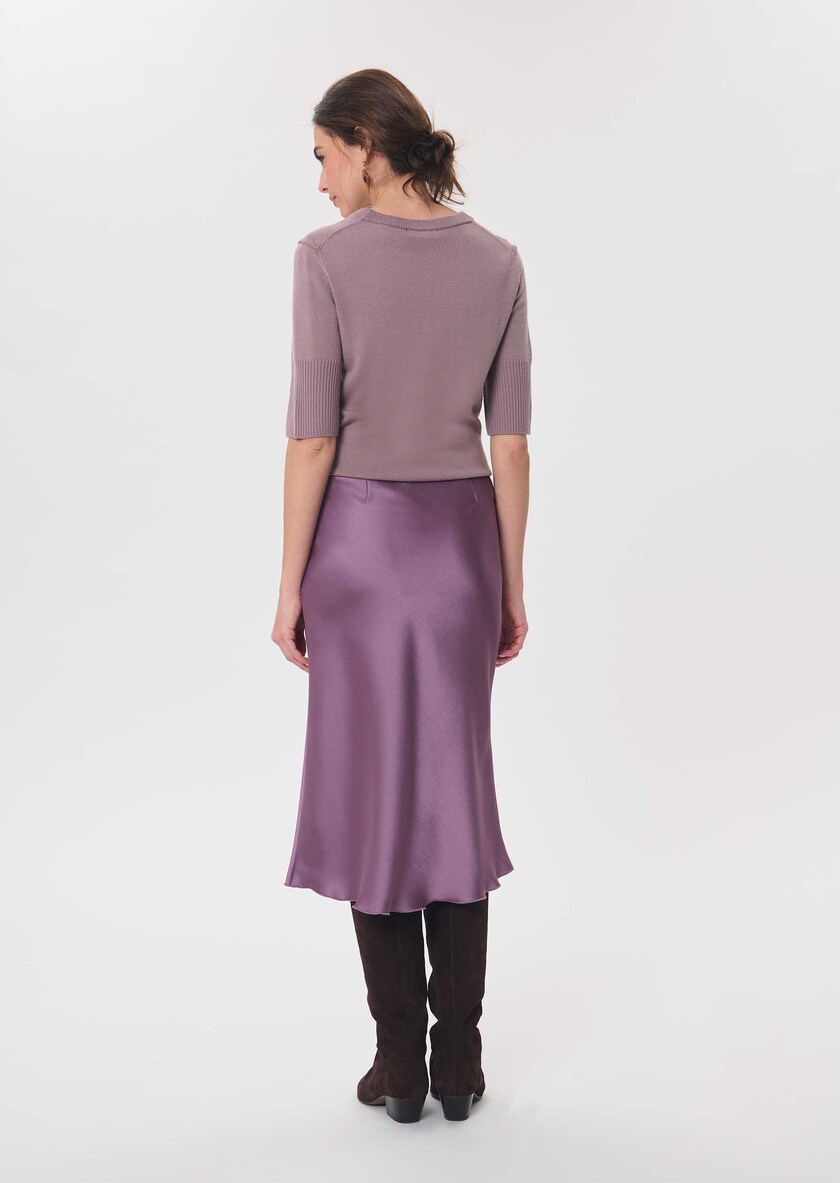 Julia Skirt long, flowing purple Pourpre TARA JARMON CH