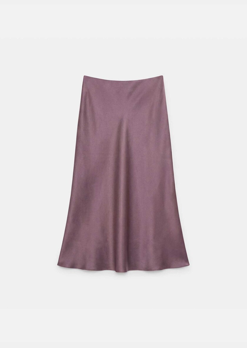 Julia Skirt long, flowing purple Pourpre TARA JARMON CH