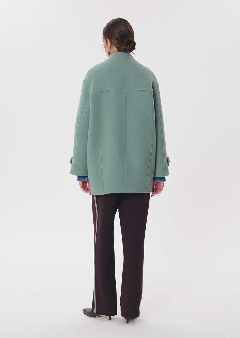 Maurice Coat celadon green Céladon TARA JARMON CH