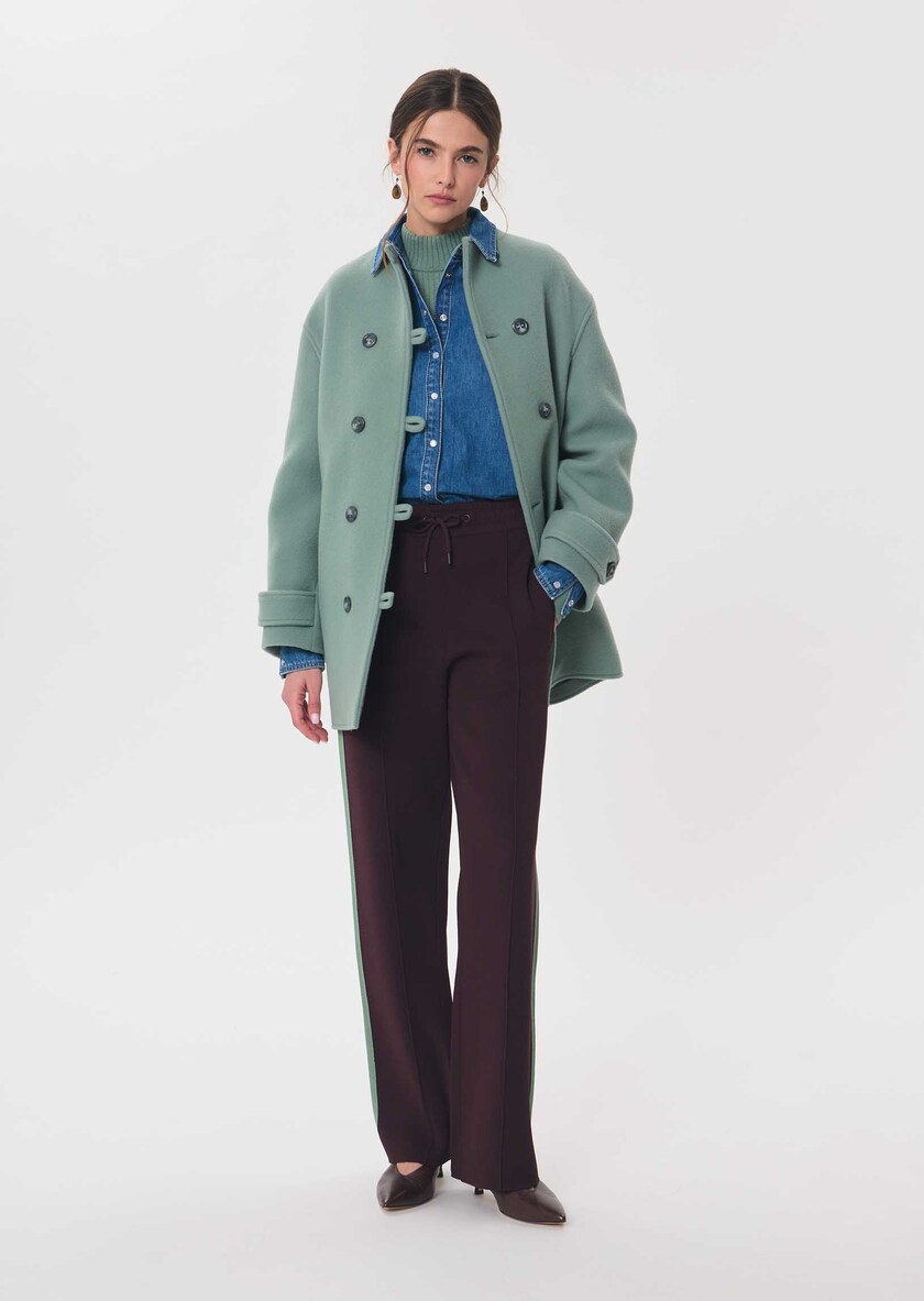 Maurice Coat celadon green Céladon TARA JARMON CH